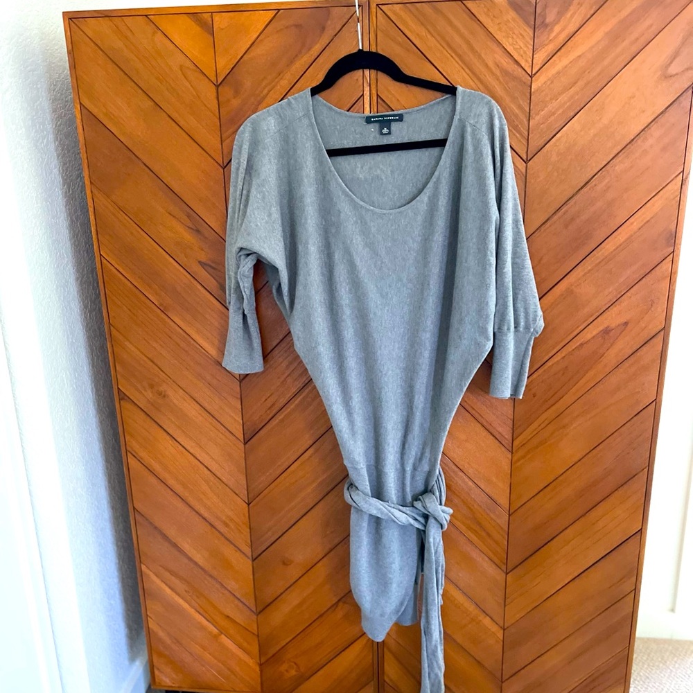 Sweater minidress dolman sleeves,  size M